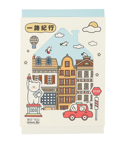 Reizen Tijd Papier Postkaart (1Pack = 30 Stuks)