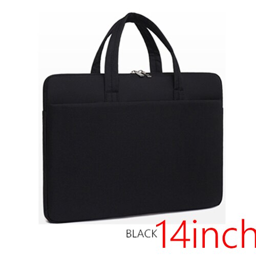 Sac à main étanche pour hommes et femmes, sacoche de bureau, de 13, 13.3, 14, 15, 15.6 pouces,: black14