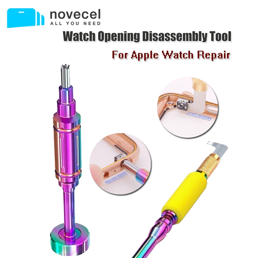 Herramienta de desmontaje de apertura de reloj Mijing CB01 para Apple Watch S1 S2 S3 S4 S4 S6 Kit de reparación de reemplazo de batería de pantalla LCD