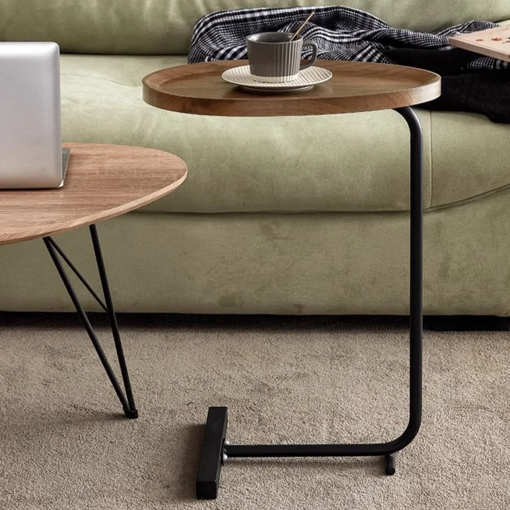 Licht Luxe Bijzettafel Mobiel Minimalistisch Hoestafel Nachtkastje Theeblad Bureau Balkon Herberg Mini Sofa Bijtafel Koffiestandaard
