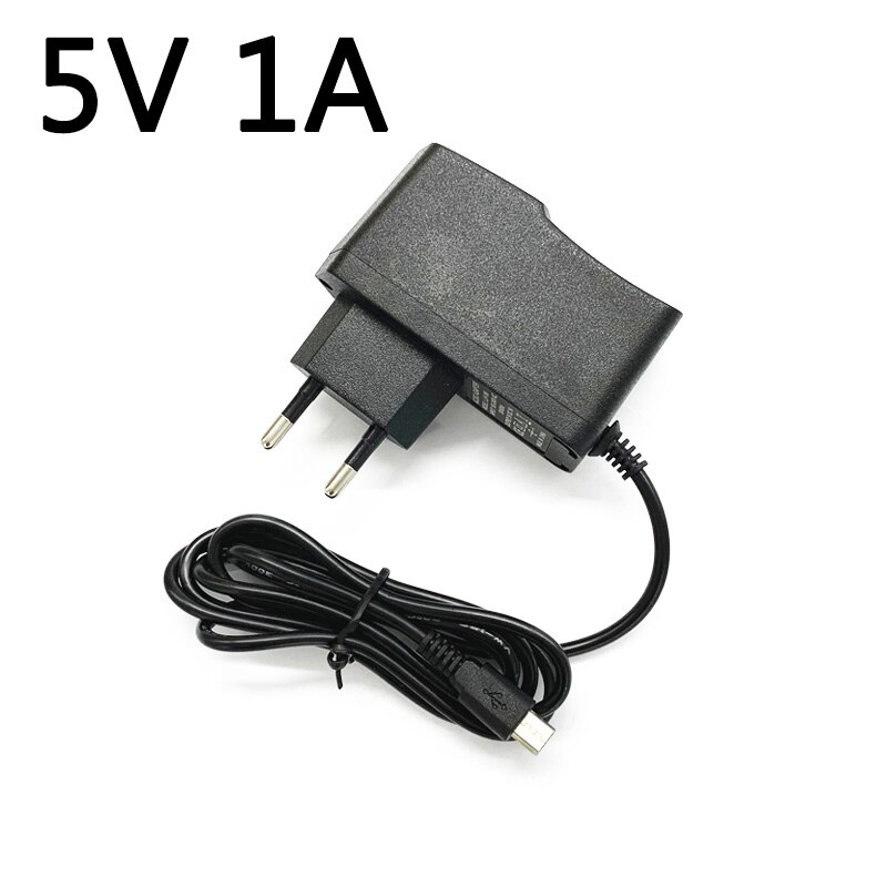 AC 100-240V to DC 5V 1A 1000MA power supply adapter 5 V Volt for 18650