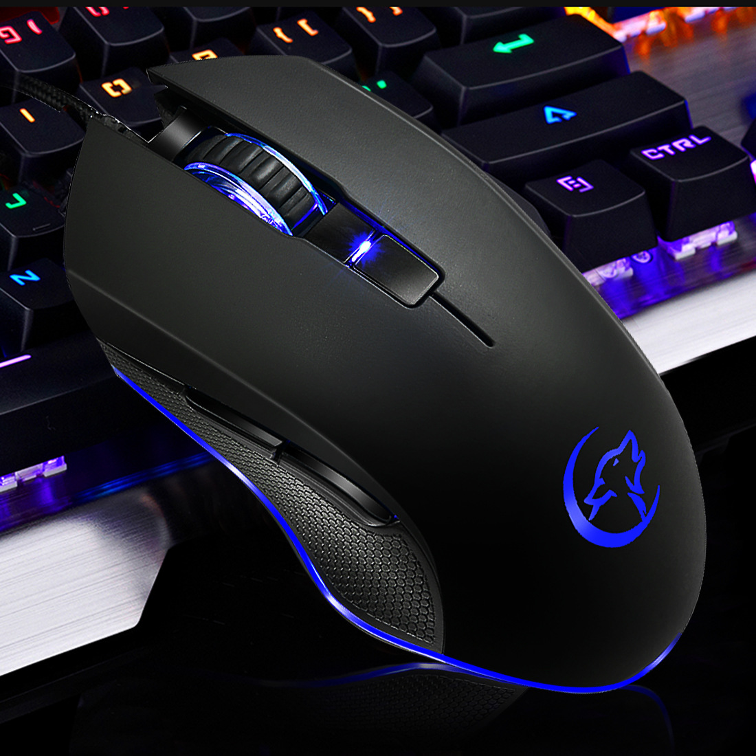 ZUOYA Gaming Mouse RGB Backlight Wired Mice Game Optical Sensor 3200/7200 DPI For FPS Gamer Laptop Computer