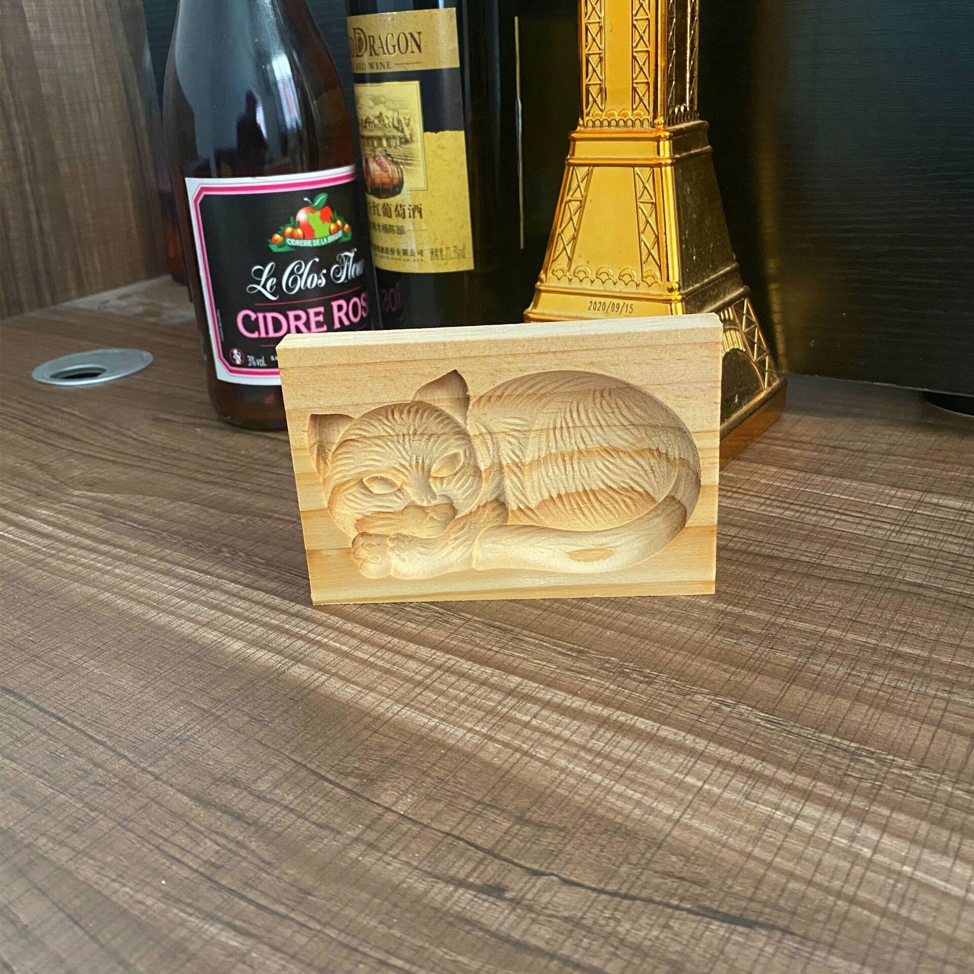 Holz Cookie Schimmel Haushalt Lebkuchen Kuchen Schimmel Presse 3D Keks Präge Formen Bäckerei Gerät Backen Werkzeug Küche Liefert: g