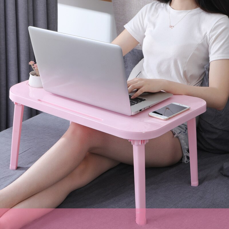 Ontbijt Serveren Bed Trays Verstelbare Opvouwbare Met Flip Top En Benen Computer Bureau Stand Folding Laptop Tafel Notebook Bureau