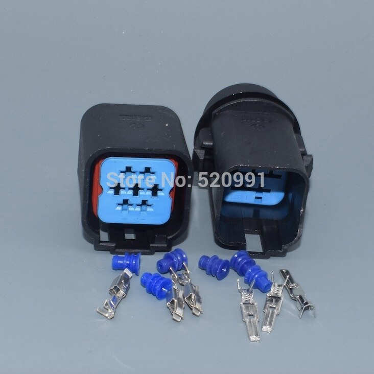 shhworldsea 1set 7 Pin 3.5mm male Female Wire Connector Auto Plug With Terminals