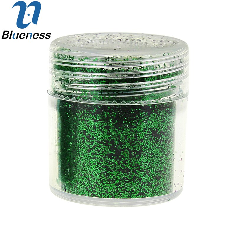 4 fles/Set Groene Glitter van Edelstenen 1 Doos 10g Pailletten Stof Glitter Poolse Nail Art Decoratie BG045-BG048