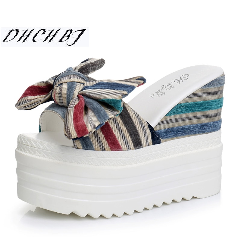 Women Sandals Summer 13CM Platform Sandals High Heels Sandal Shoes Women Ladies Sandal Heels Wedge sandalia plataforma