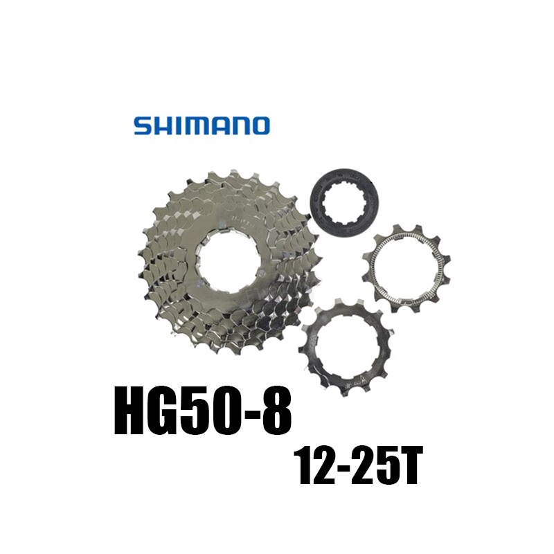 SHIMANO Claris HG50-8 Racefiets Cassette 8 Speed 11-28 T/12-25 T/11- 32t: Default Title
