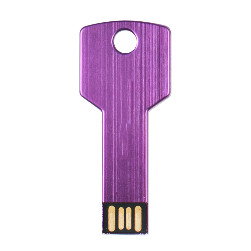 Chiavetta USB a forma di chiave in metallo ad alta capacità Chiavetta da 64 GB con penna nera Dispositivo di archiviazione con capacità reale Silver Stick Disco U ad alta velocità