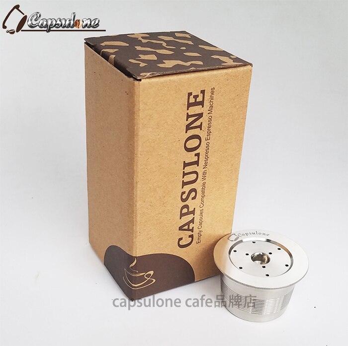 CAPSULONE fit for caffitaly coffee Machine reusable capsule wacaco minipresso CA Maker refillable capsule in coffee filter