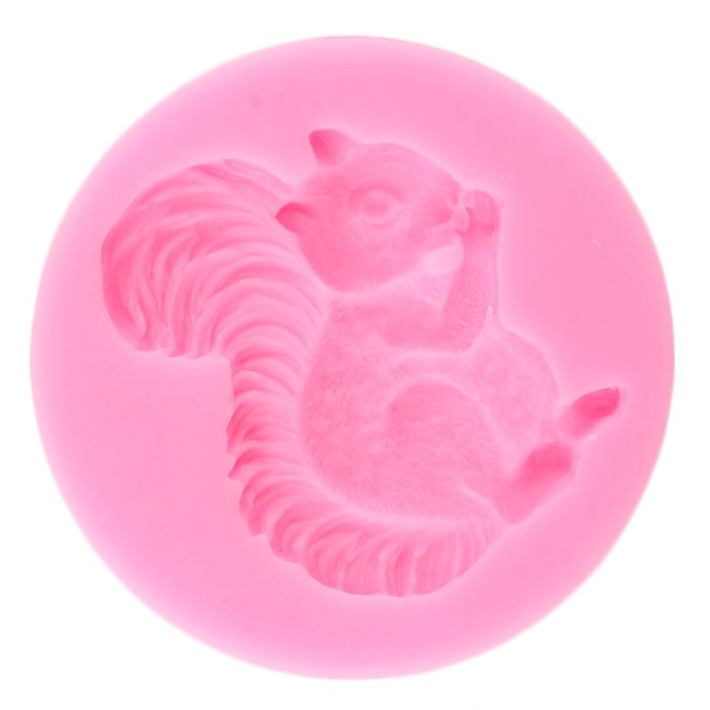 Eichhörnchen Eichel Silikon bilden Tiere Fondant Formen Cupcake Backen DIY Kuchen Dekorieren Werkzeuge Süßigkeit Tonne Schokolade Gumpaste Formen