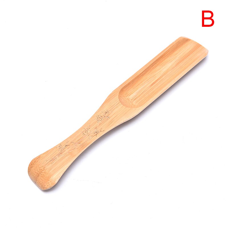 Nova colher de chá de bambu natural molho de mel suger colheres de madeira café chá colher utensílio cozinha accessorie utensílios de mesa: B
