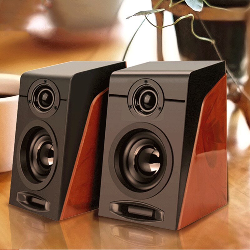 HiFi Pc Computer Boombox Laptop USB2.0 Mini Luidspreker Subwoofer Sound Speaker Muziek Altavoz Portatil De Gran Potencia F4027C