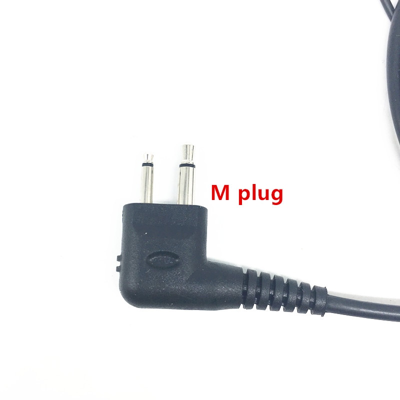 90 rotate D shape M plug 2pins headphone for motorola cp040 cp140 ep450 cp150 gp3188 gp88s dep450 dp1400 gp300 etc walkie talkie