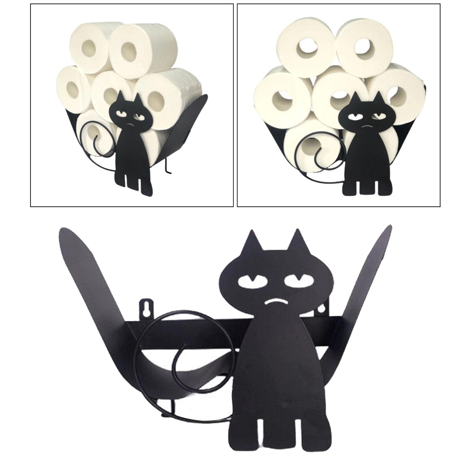 Toiletrolhouder Dier Kat Vormige Badkamer Accessoires Decoratieve Home Decor Indoor Bad Kamer Loo Roll Houder