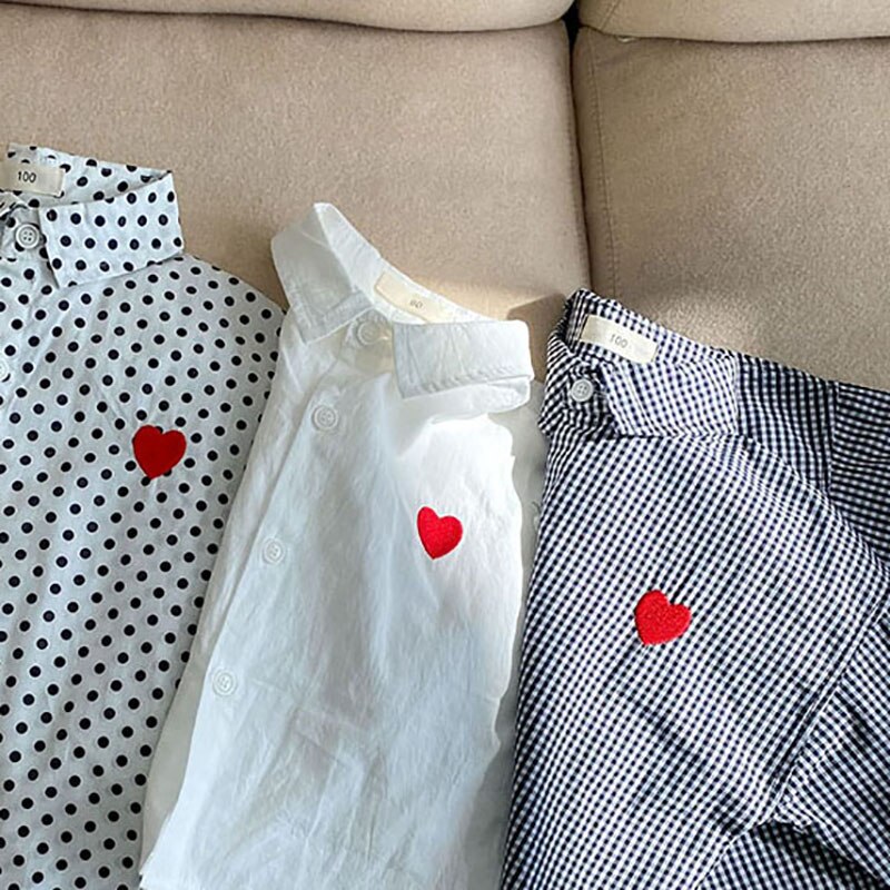 HAYANA 2022 Spring Kids Clothes Long Sleeve Boys Shirts Girls Blouses Korean Casual Shirt for Brother and Sister