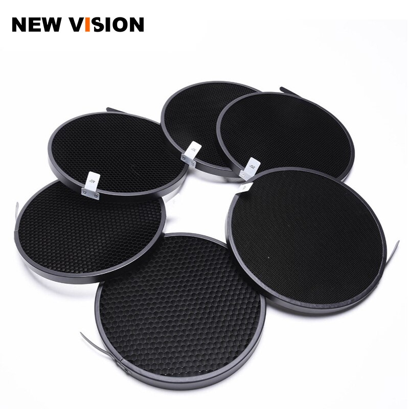Pro 10 20 30 40 50 60 Degree Honeycomb Grid Kit for Profoto Zoom Standard Reflector 2 II