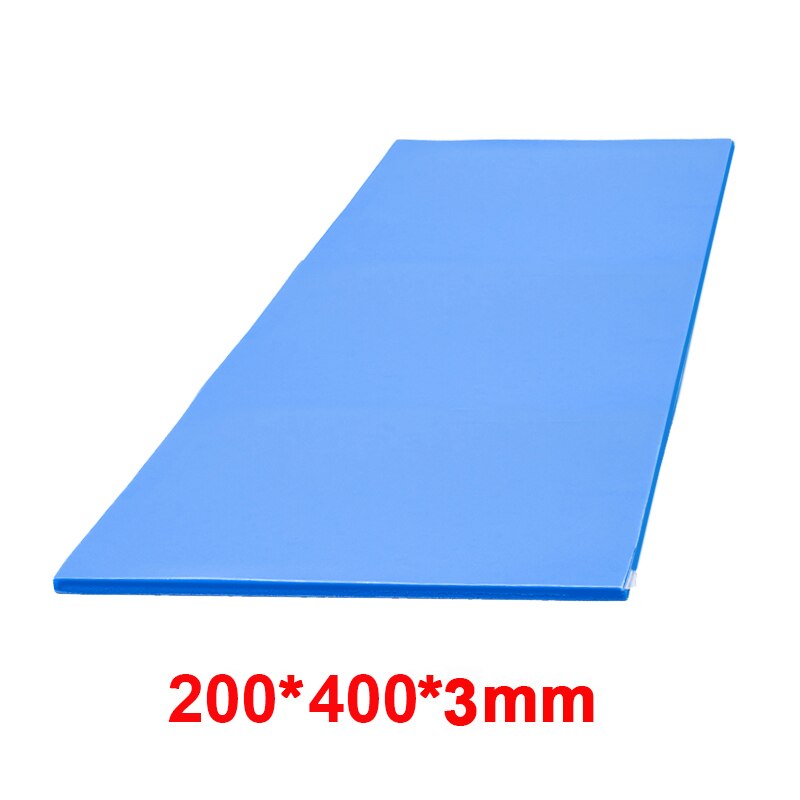 6.0 W/mK 200*400mm Thermal conductivity CPU Heatsink Cooling Conductive Silicone Pad Thermal Pads: 200x400x3 mm