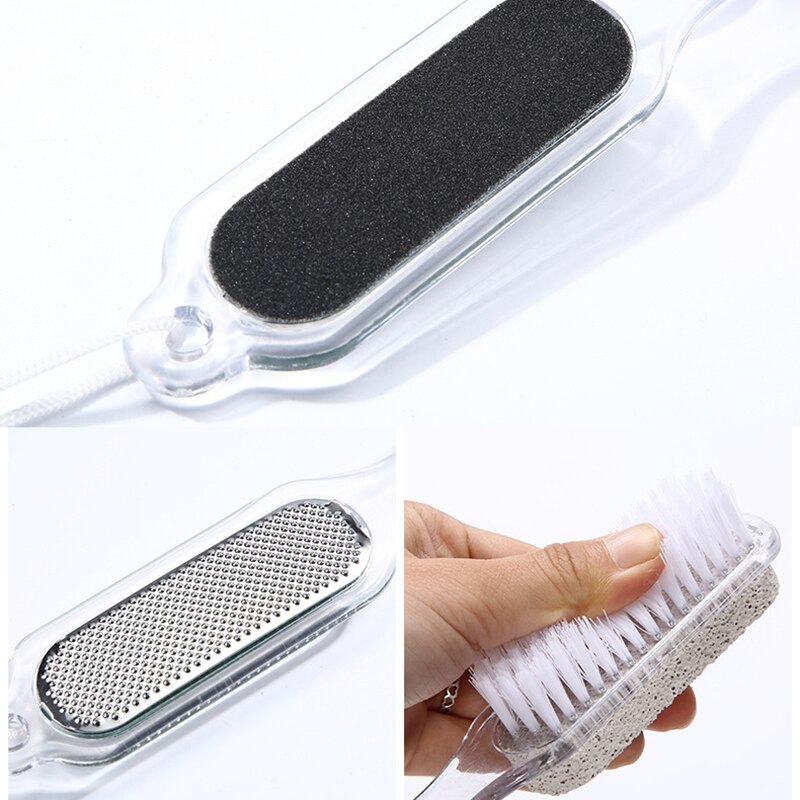 Double Side Foot Brush Scrubber Feet Massage Pedicure Tool Exfoliating Brush Remove Dead Skin Foot Care Tool sy998