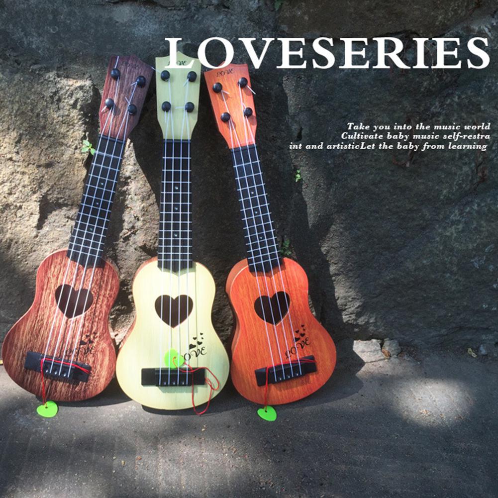 4 Strings Children Simulation Playable Ukulele Guitar Educational Music Instruments Toy for Beginners