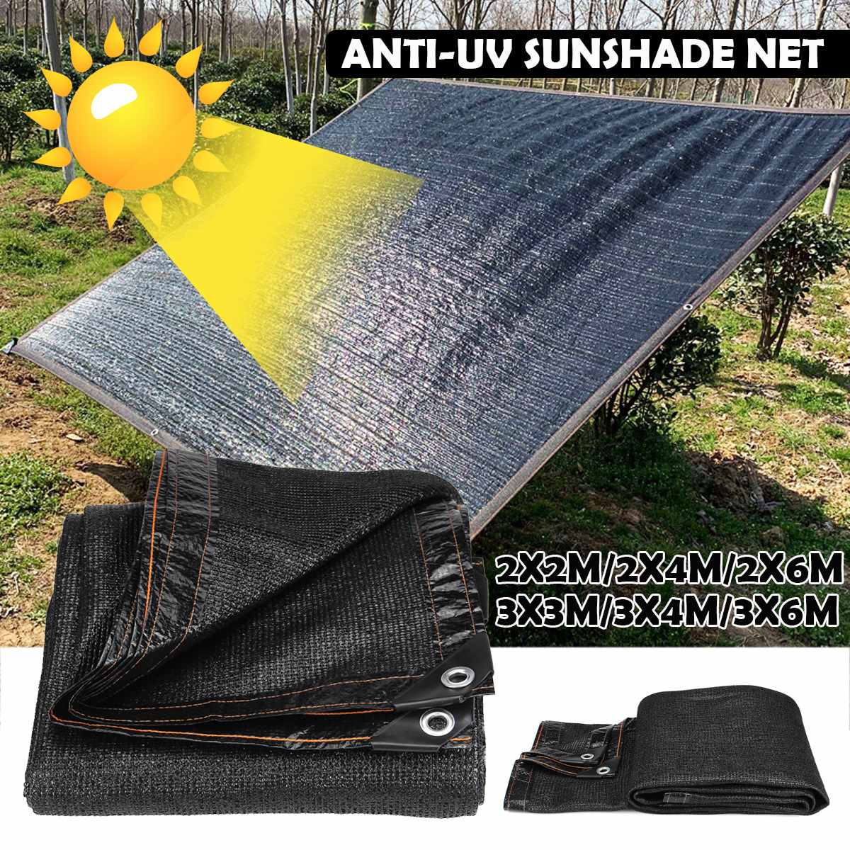 Sombrilla de protección para el sol y la playa, dosel para exteriores, toldo para jardín, Patio, piscina, toldo de vela de sombra para acampar, Picnic, tienda, cubierta de coche