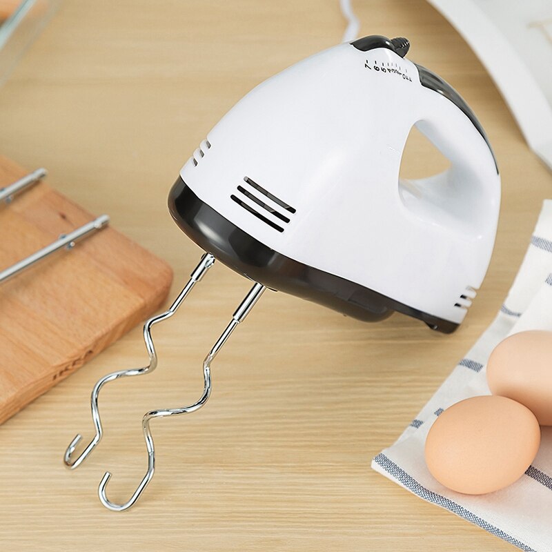 Handmatige mini-mixer 7-- snelheden deeg handmatige mixer multifunctionele keukenmachine (eu-stekker)