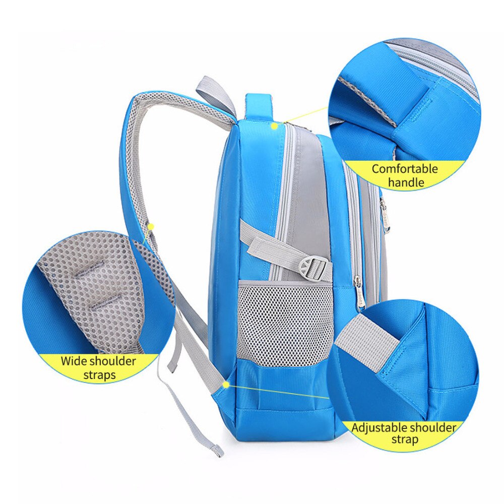Primary Students Schoolbag Big Capacity Children Backpack Bag Reduce the Burden of Books Waterproof Pack for Teenager Girls Boys