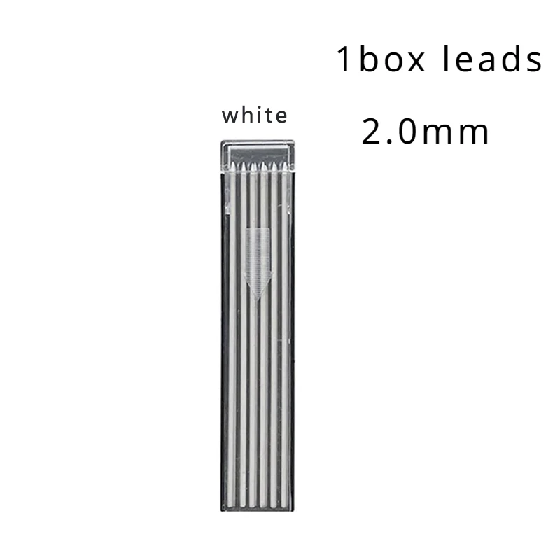 Lápiz mecánico de 2,0 MM, de dibujo artístico, lápiz automático, escritura de centro de gravedad bajo, suministros escolares de oficina para estudiantes: plum