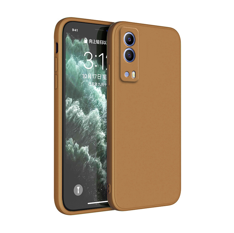 Case voor VIVO Y53S T2 Y72 Y52 Y53ST2 5G Camera Bescherming Vierkante Vloeibare Siliconen Zachte Schokbestendige Luxe cover Funda