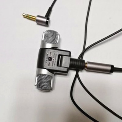 Portable Wireless Microphone Stereo Mic 3/4 Pin 3.5mm Jack for Laptop Recording Studio Interview Smartphone for IPhone Android