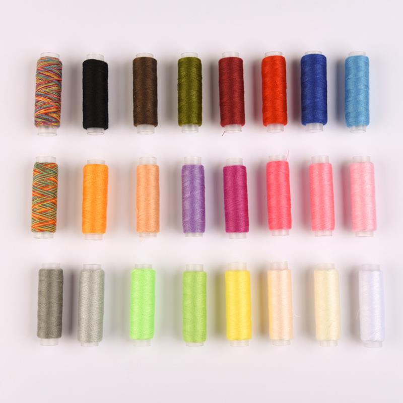 24/30 Colors Polyester Sewing Thread For Quilting Stitching Embroidery Thread Sewing Machine Spools Thread Home Sewing Kit: 30 colors