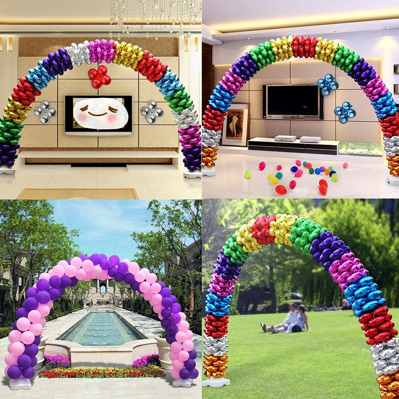 DIY 1 Set Balloon Column Arch Base Upright Pole Display Stand Water Bases Balloon Arch Wedding Party Decorations