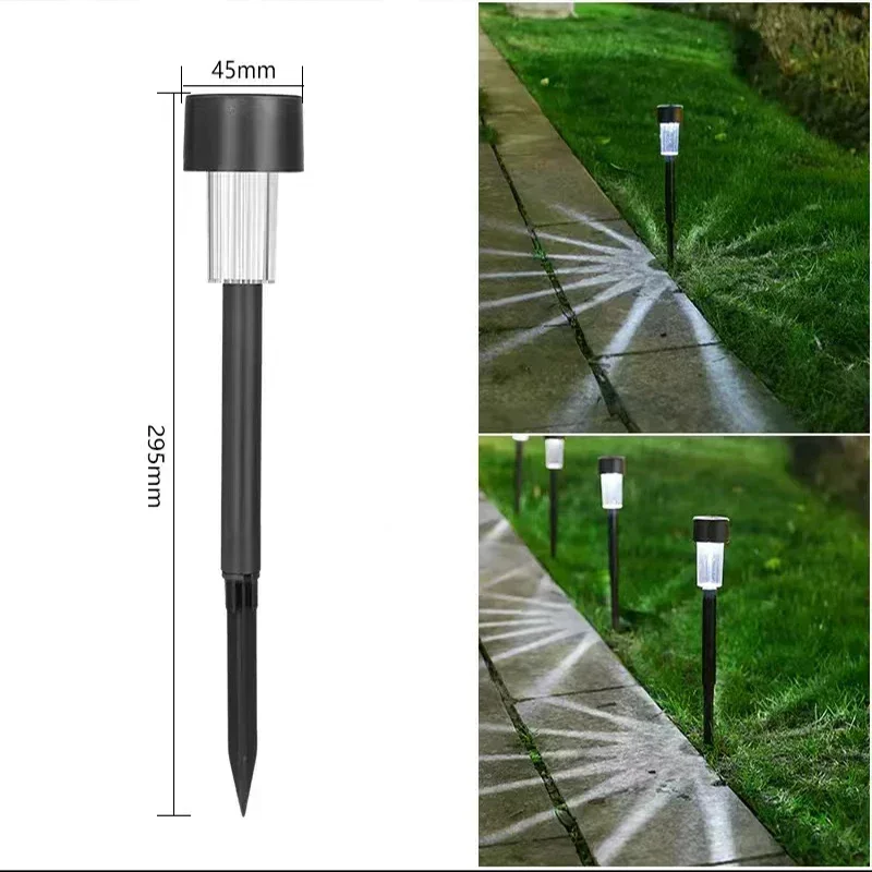 LED Solar Tuinpad Verlichting - IP65 Waterdicht - Decoratie voor Tuin, Pad, Oprit, Terras: Zonnig geel / 0-5w