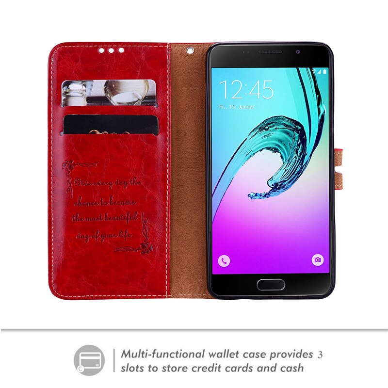 BTOCANDY Flip Case Voor Samsung A3 Case Samsung Galaxy A3 SM-A310F Portemonnee Lederen Cover Voor Galaxy A3 Flip Case