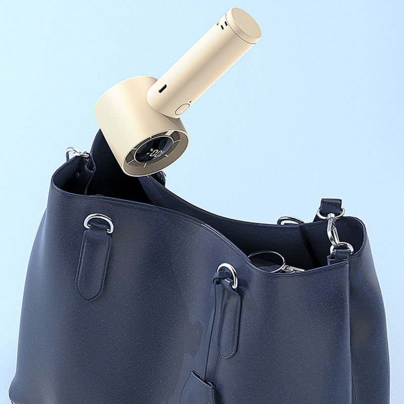 Xiaomi Przenośny mini Wiatraczek Chłodzący Lodem, 100 Prędkości, Mocny Wiatrak, Szybki Ładowanie USB, Podstawka strąk Telefon 2025