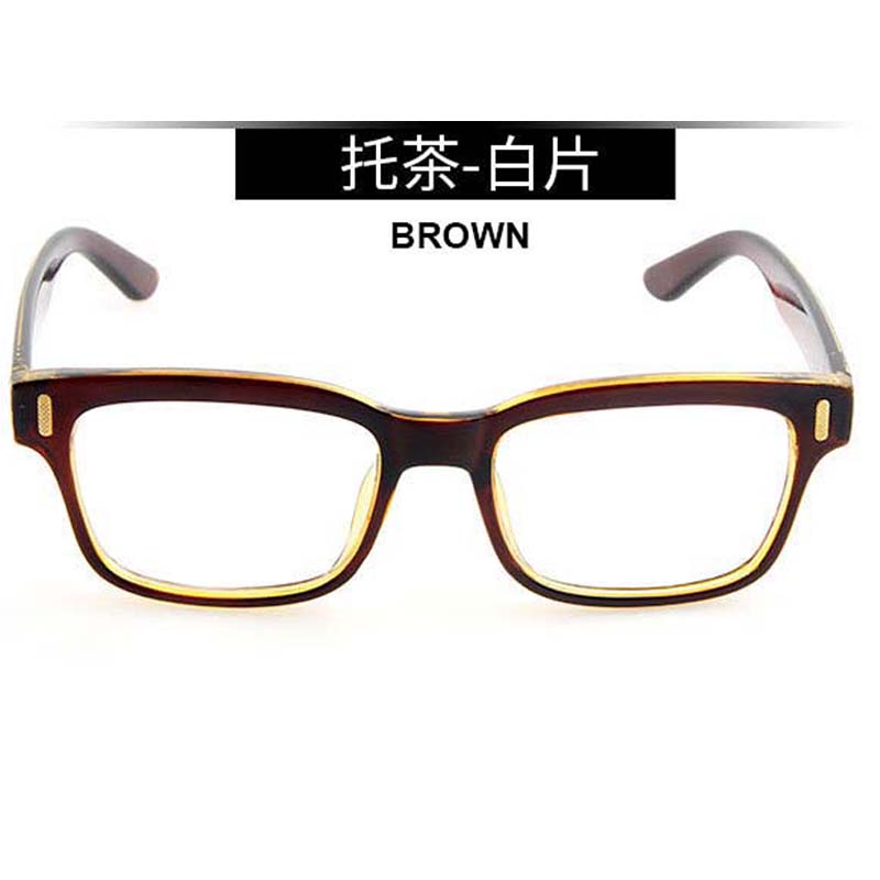 Blue Ray Computer Glasses Men Screen Radiation Eyewear Brand Office Gaming Blue Light Goggle UV Blocking Eye Spectacles: Brown