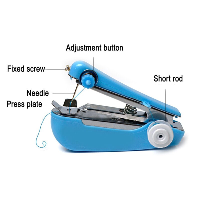 Mini Sewing Machine Portable Manual Stitch Fabric Handy Needlework Tool Diy Швейная Машинка Maquina De Coser