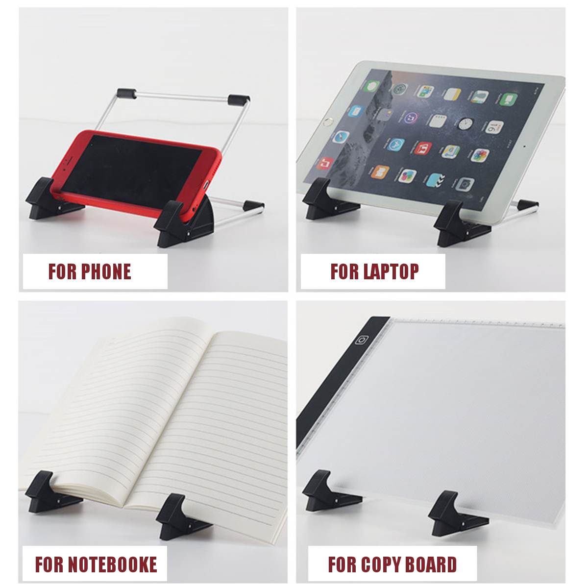Laptop-Halterung Klappbar & Verstellbar – Für Notebook, Tablet, PC, Stabile Basis