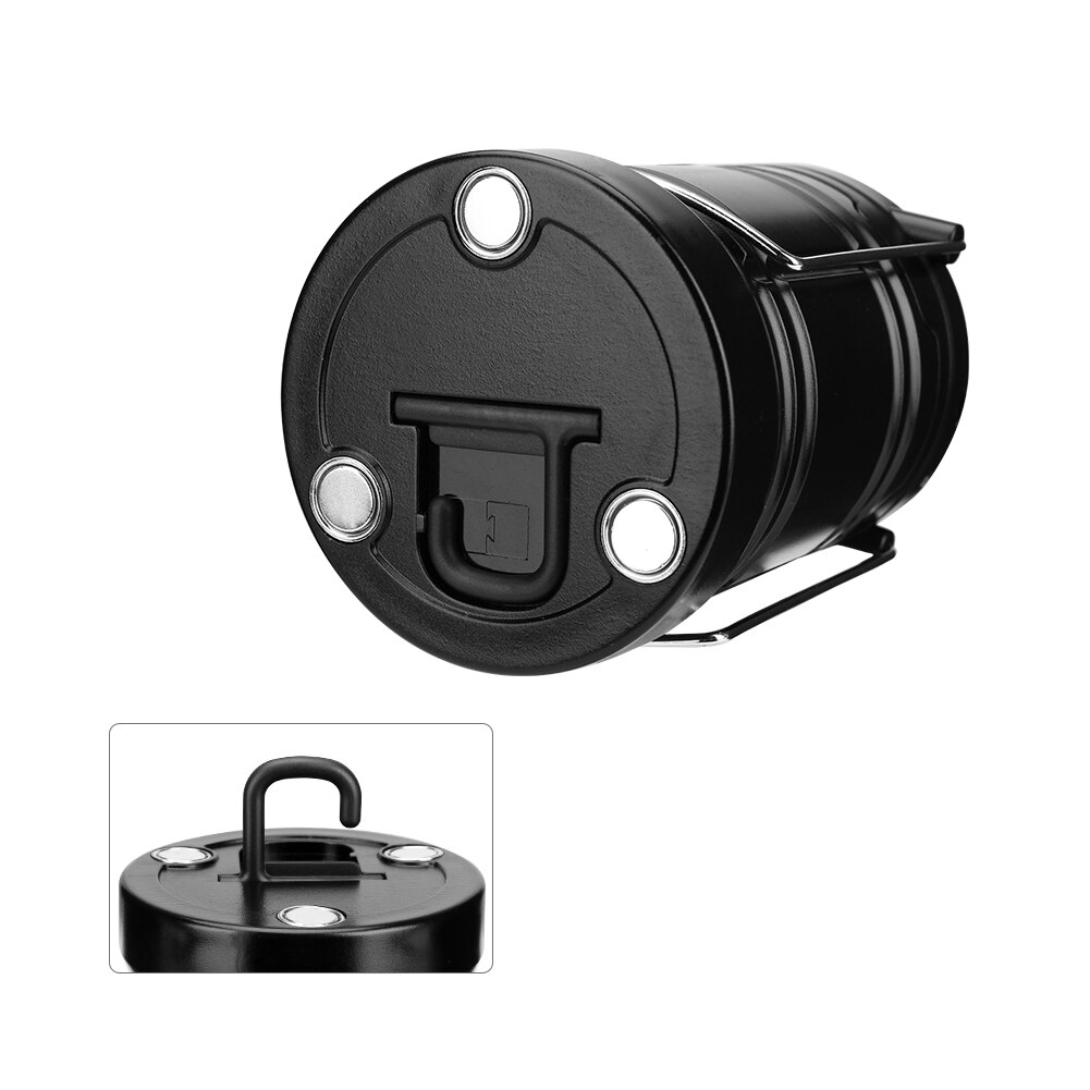 1w+ rødt ledet teltlampe utendørs campinglys 18650 usb oppladbart bærbart lanterne arbeidslys nødlampe