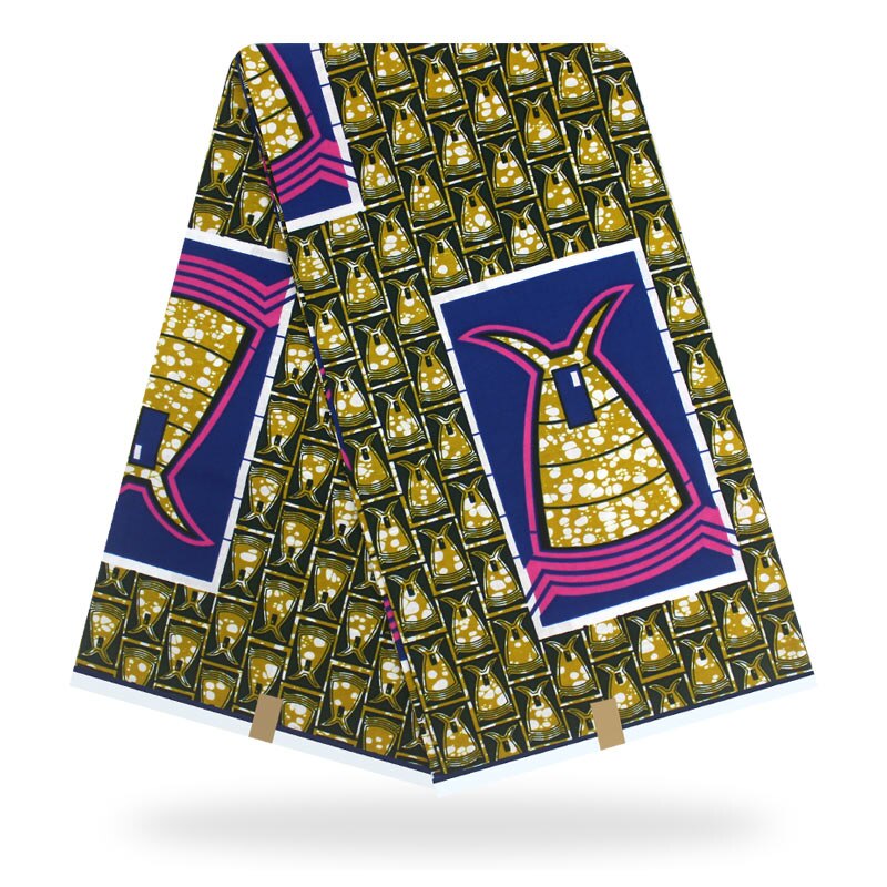 Afrikansk ankara stof tekstil bomuld afrikansk stof voks print god africa klud til fest  h181118s: 7