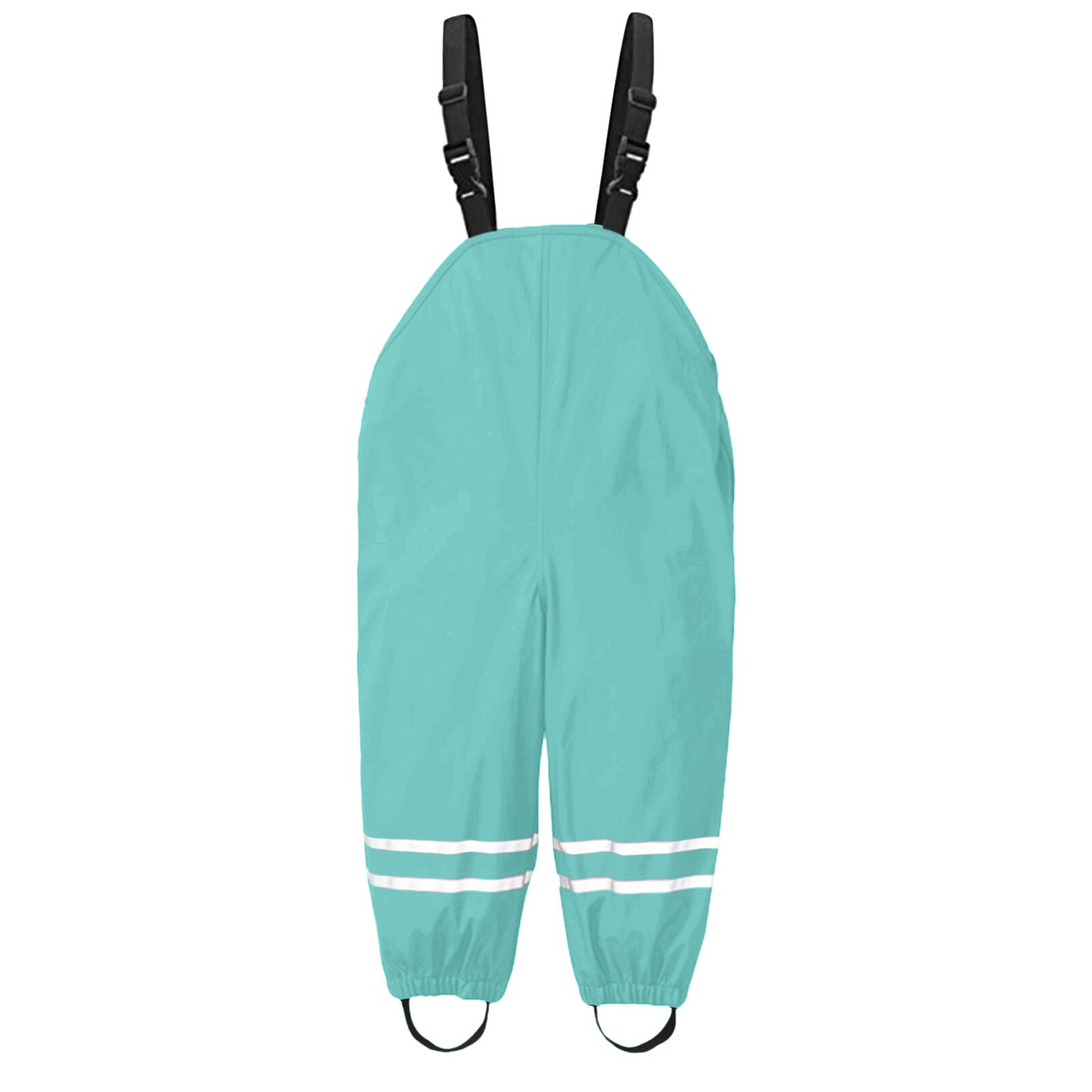 Mono de lluvia para niños Y niñas de 1 a 8 años, mono impermeable a prueba de viento, ropa de barro, pantalones, conjuntos: Blue  / 5-6 Y
