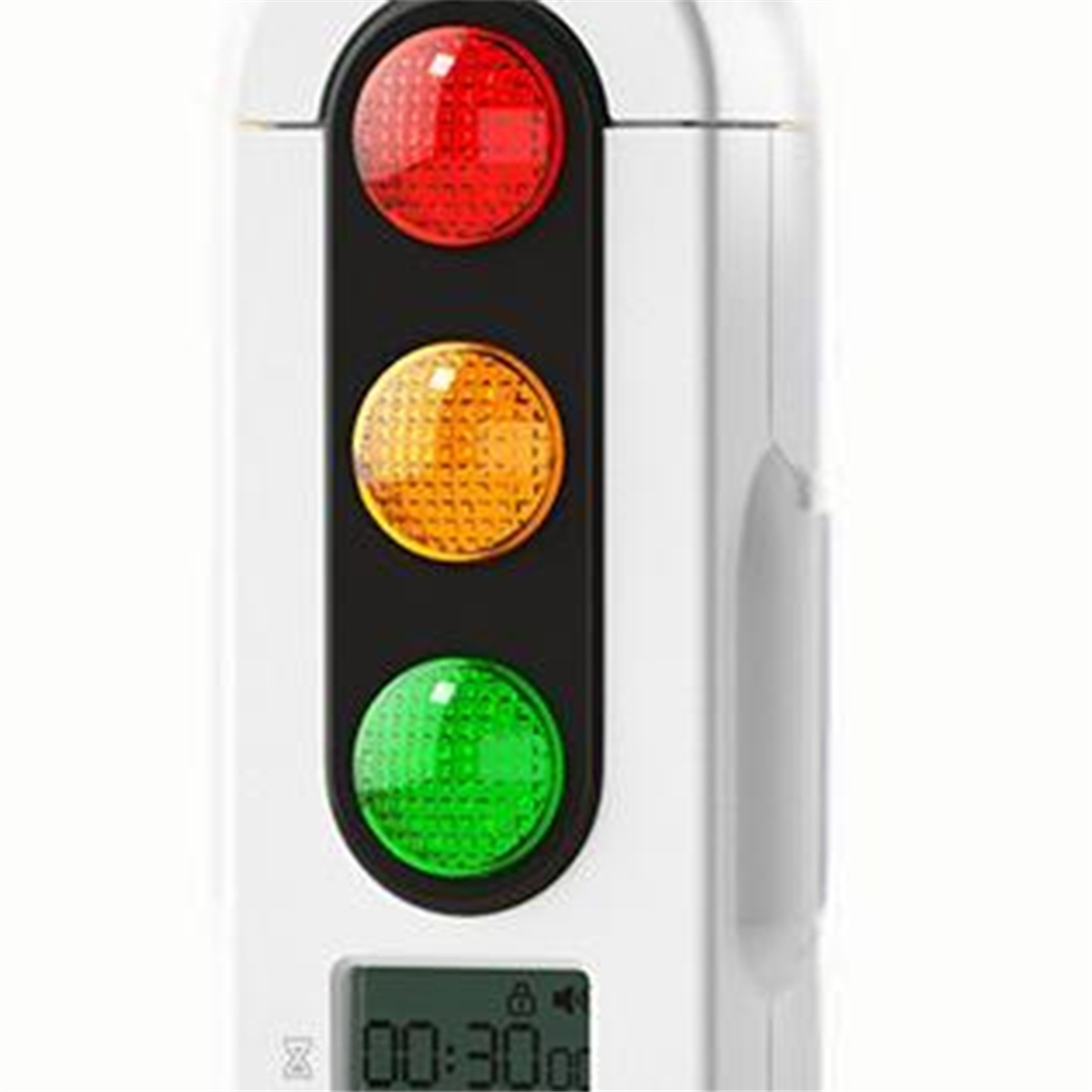 SUNRI-Traffic Light Timer Kids Educational Study Timer Double Modes Management Tool Count Down Timer For Classroom School White