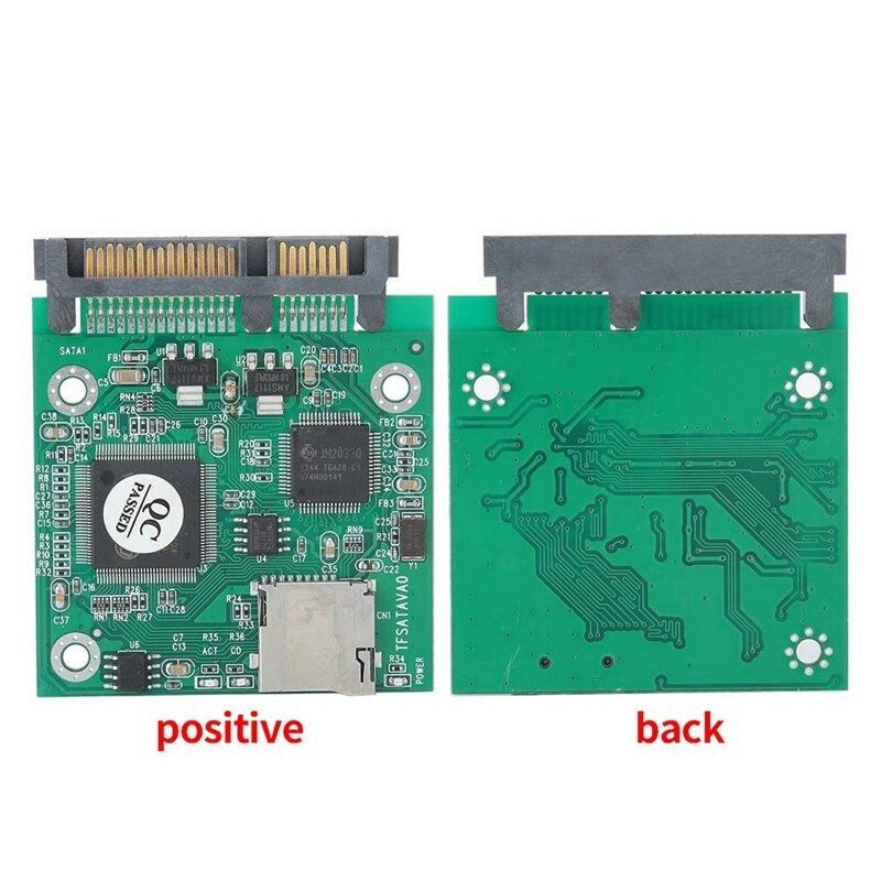 SATA Adapter Card, TF to SATA Adapter Card for Windows 3.1/ NT4 / 98SE / 2000 / XP/Vista/Mac/Linux, Replacing Sata with TF Card