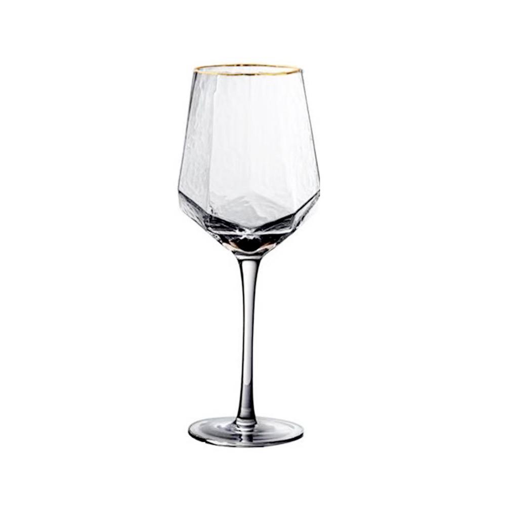 Wijnglas Beker Whiskey Champagne Cocktail Glas Diner Versieren Handgemaakte Kristal Wijn Party Retro Vintage Relief Beker: 2-2Phnom Penh