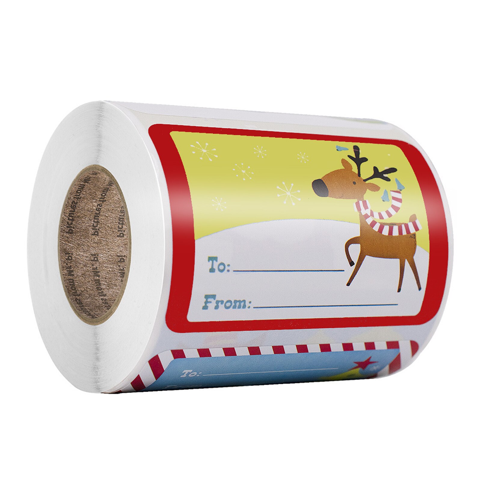 Ontwerpen zelfklevende kerstnaamlabels zegellabels kerststickers verpakkingsstickers  fp8: D