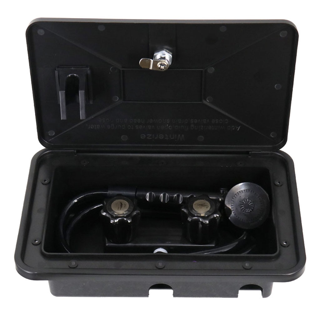 Exterior Shower Box Kit for Boat Marine Camper Motorhome Caravan