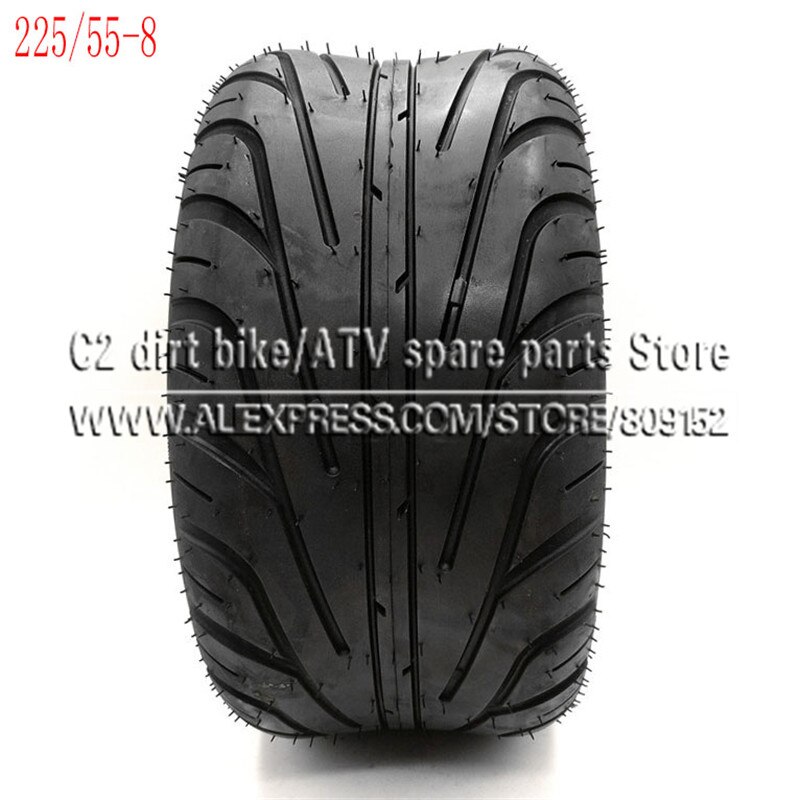 225/55-8 Tire 225/40-10 Tyre 18x9.50-8 Front or Rear 8inch 10inch 6PR Electric Scooter Vacuum Tires For Harley Chinese Bike: 8 inch A