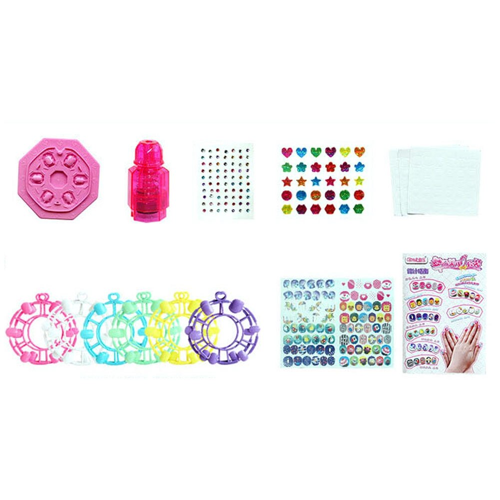 21Pcs Kids Nail Art Stickers Kit Multicolor Cartoon Diy Water Transfer Printen Manicure Decals Set Voor Meisjes Jongens