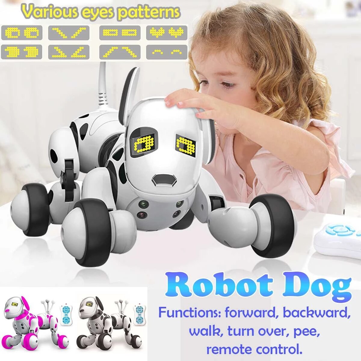 Smart Roboter Hund 2,4G Drahtlose Fernbedienung Intelligente Reden Spaziergang &amp; Dance Roboter Hund pädagogisches Spielzeug Elektronische Haustier kinder