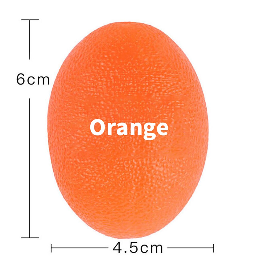 2Pcs Hand Massage Therapy Grip Ball For Hand Finger Strength Exercise Stress Relief Decompression Ball Fitness Equipment: Orange